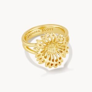Kendra Scott Gold Brielle Ring Size 7 New